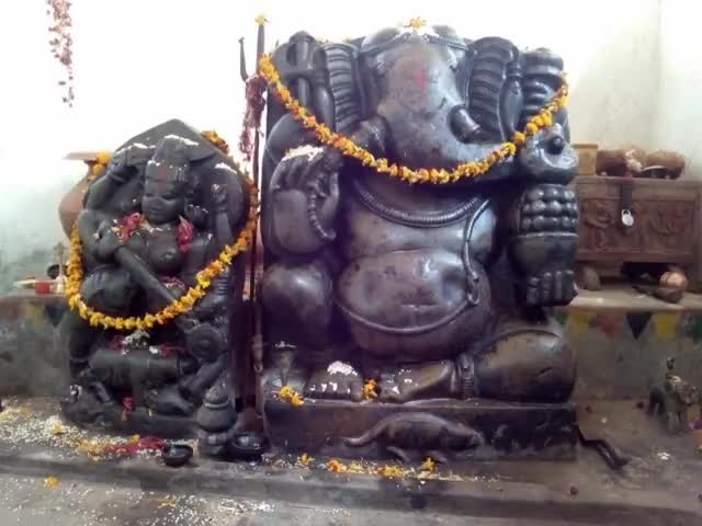 भगवान गणेश की प्रतिमा: राजबेड़ा में सौ साल पहले पहिए टूटे और स्थापना